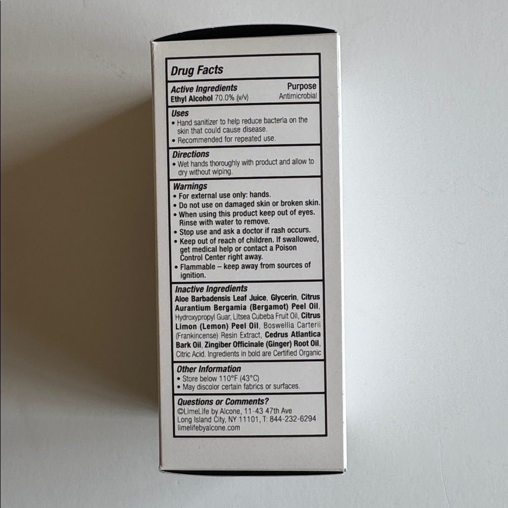 LimeLife Lemon Drop Moisturizing Hand Sanitizer - Picture 2 of 5